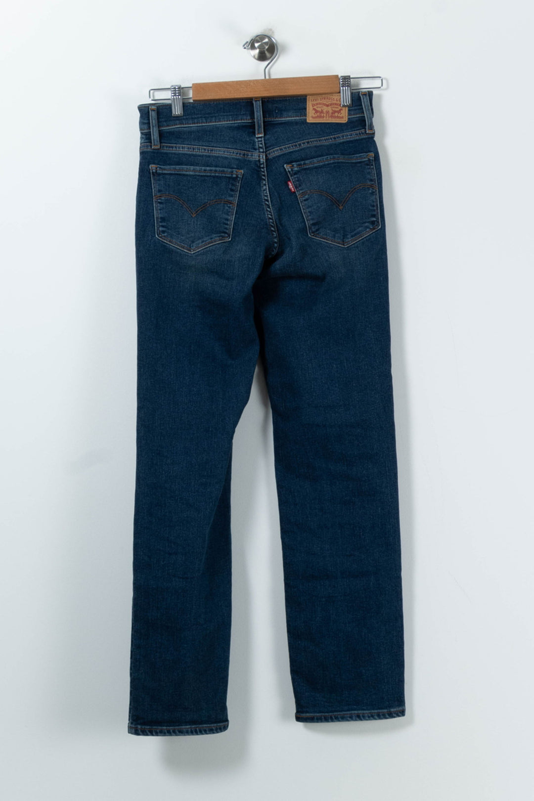 Jean Droit Bleu - Taille S/36 de la marque Levi's | PARAD91101 - Vendu par Paradigme - Image 4
