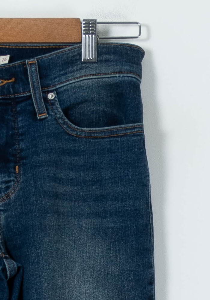 Jean Droit Bleu - Taille S/36 de la marque Levi's | PARAD91101 - Vendu par Paradigme - Image 3