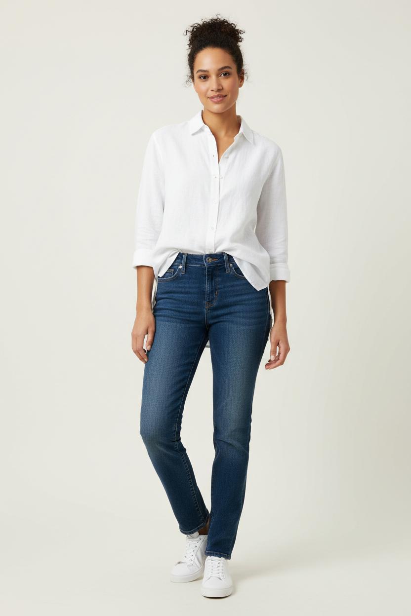Jean Droit Bleu - Taille S/36 de la marque Levi's | PARAD91101 - Vendu par Paradigme - Image 1