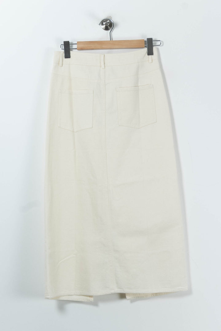 Jupe Longue Blanche - Taille M/38 de la marque Grace & Mila | PARAD91104 - Vendu par Paradigme - Image 4