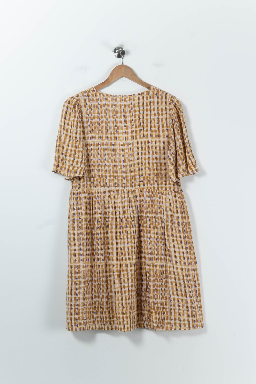 Robe Courte Beige et Marron - Taille S/36 de la marque Grace & Mila | PARAD91105 - Vendu par Paradigme - Image 4