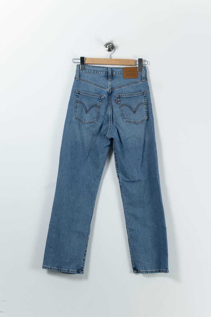 Jean Droit Bleu - Taille S/36 de la marque Levi's | PARAD91106 - Vendu par Paradigme - Image 4