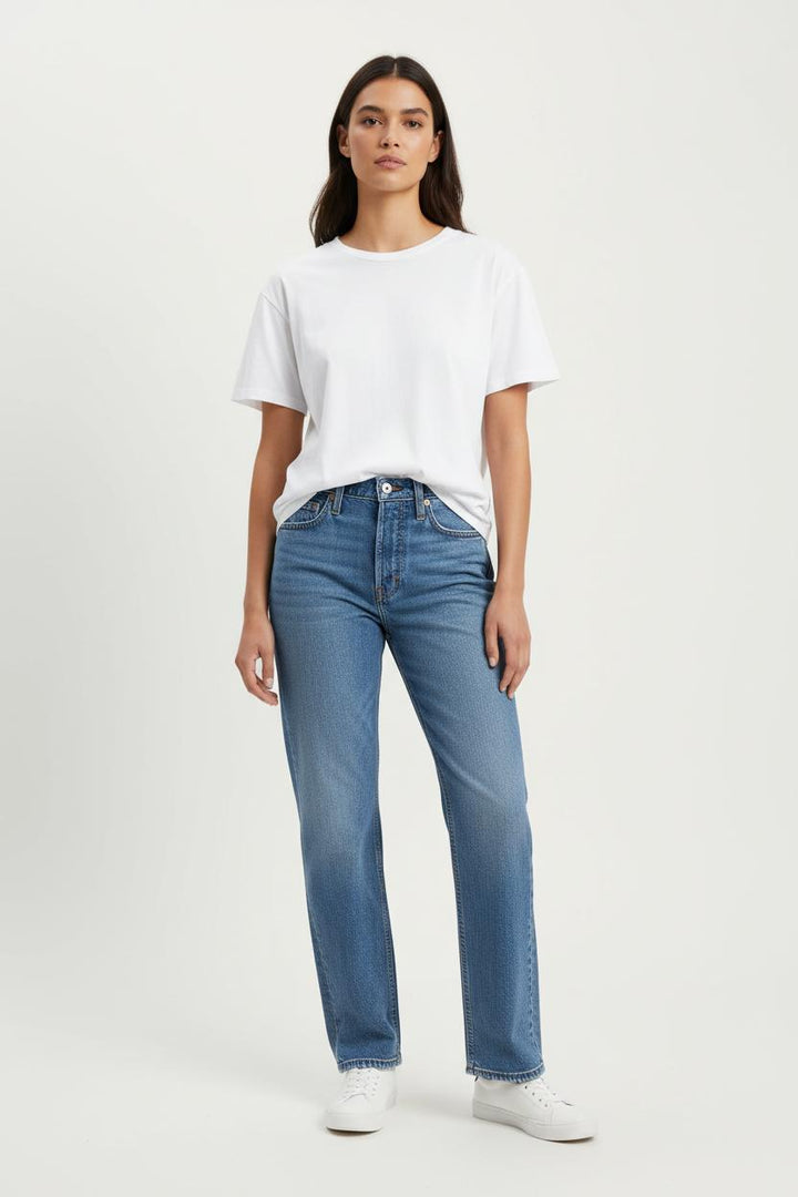 Jean Droit Bleu - Taille S/36 de la marque Levi's | PARAD91106 - Vendu par Paradigme - Image 1