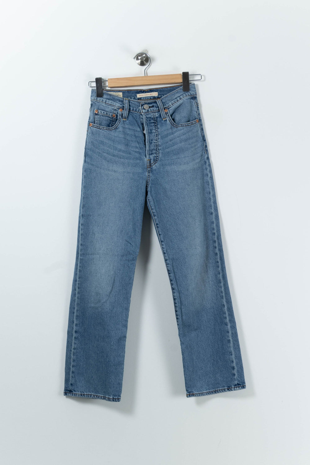 Jean Droit Bleu - Taille S/36 de la marque Levi's | PARAD91106 - Vendu par Paradigme - Image 2