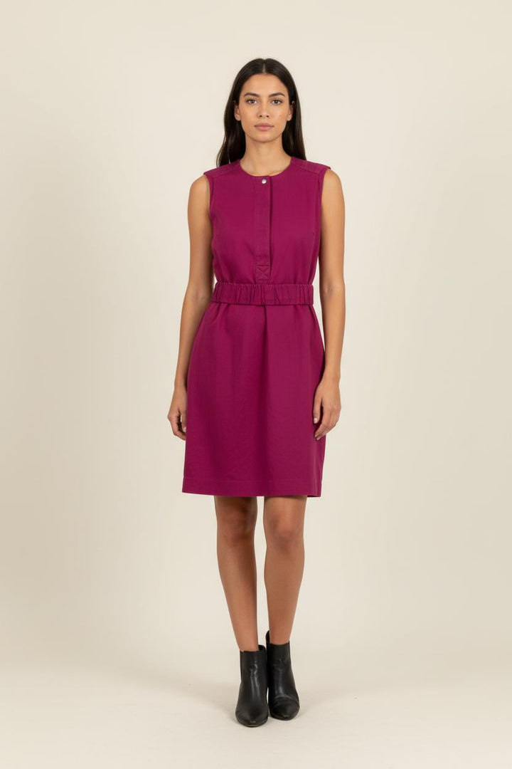 Robe Sans Manches Violette - Taille S/36 de la marque Sandro | PARAD91110 - Vendu par Paradigme - Image 1