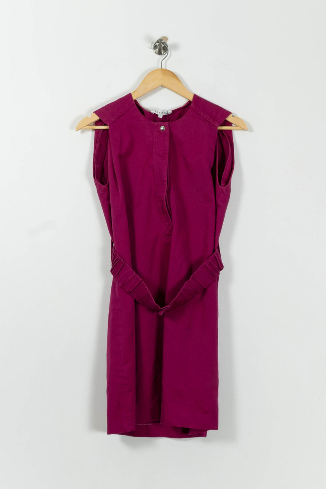 Robe Sans Manches Violette - Taille S/36 de la marque Sandro | PARAD91110 - Vendu par Paradigme - Image 2