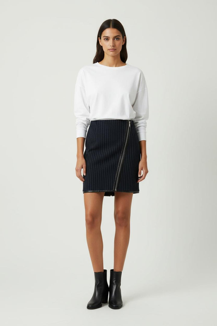 Jupe Courte Noire - Taille S/36 de la marque Claudie Pierlot | PARAD91111 - Vendu par Paradigme - Image 1