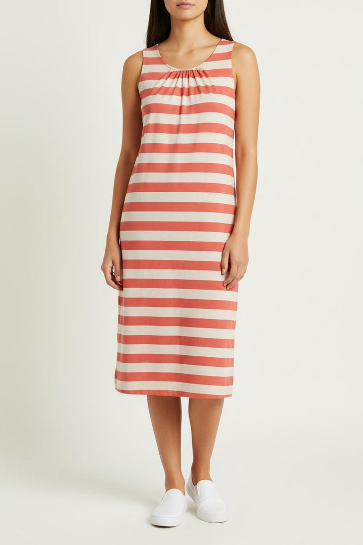 Robe Sans Manches Rayée Rouge et Blanche - Taille S/36 de la marque COS | PARAD91119 - Vendu par Paradigme - Image 1
