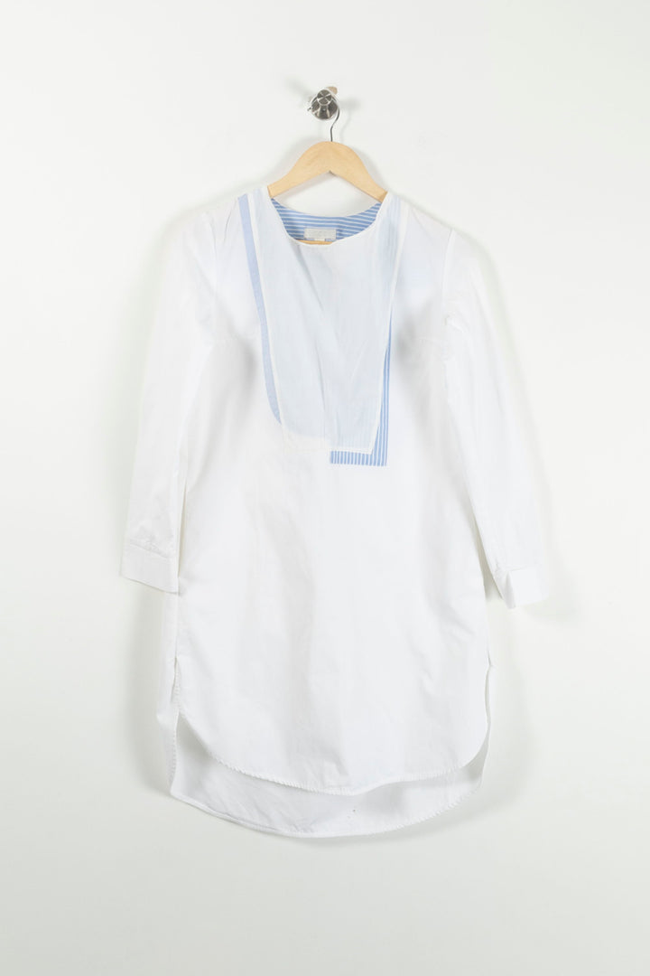Robe Chemise Blanche et Bleue - Taille XS/34 de la marque COS | PARAD91120 - Vendu par Paradigme - Image 2