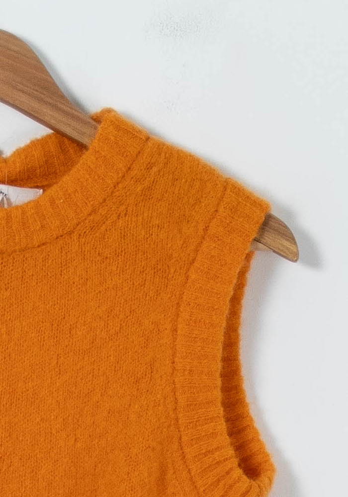 Débardeur Orange - Taille S/36 de la marque Léon & Harper | PARAD91124 - Vendu par Paradigme - Image 3