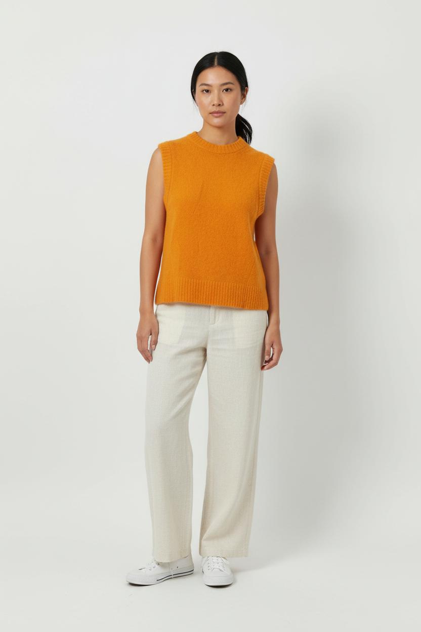 Débardeur Orange - Taille S/36 de la marque Léon & Harper | PARAD91124 - Vendu par Paradigme - Image 1