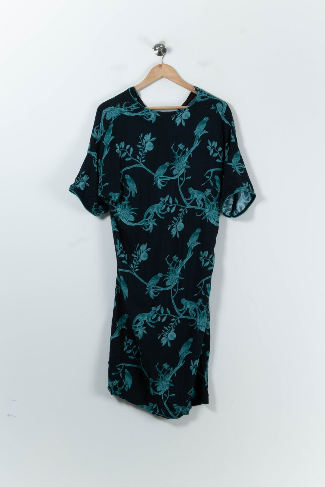 Robe Imprimée Bleu - Taille M/38 de la marque La Fée Maraboutée | PARAD91125 - Vendu par Paradigme - Image 4