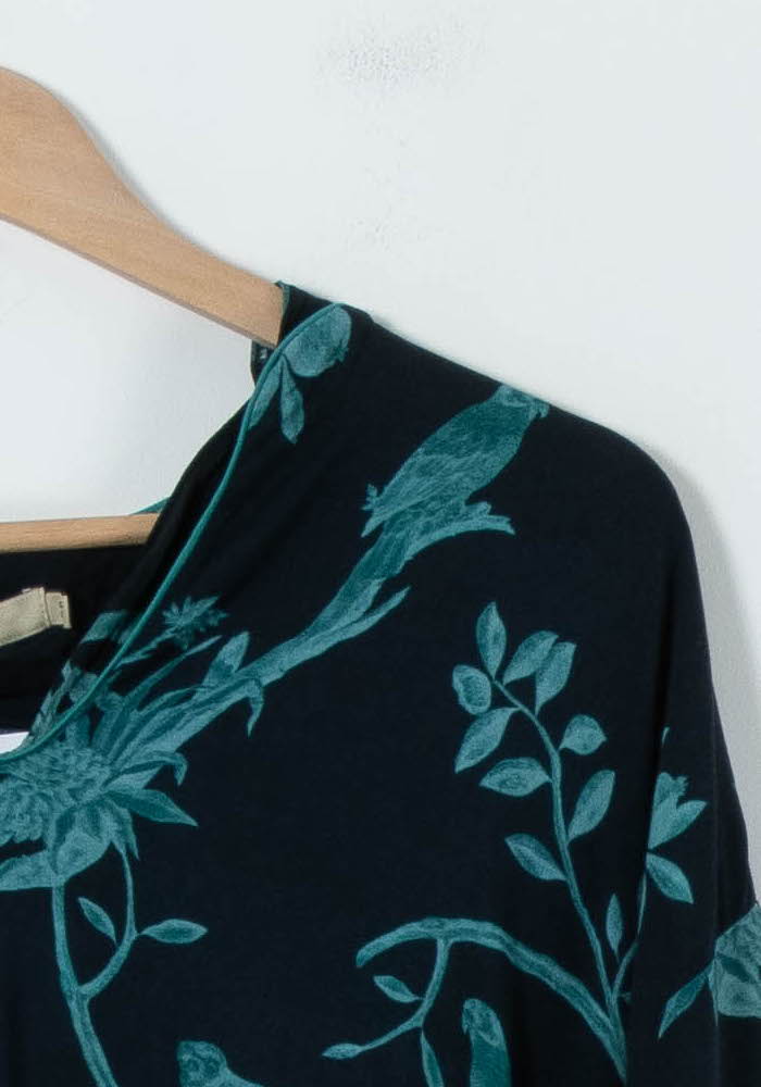 Robe Imprimée Bleu - Taille M/38 de la marque La Fée Maraboutée | PARAD91125 - Vendu par Paradigme - Image 3