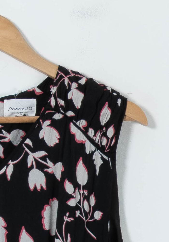 Robe Longue Noire et Blanche - Taille L/40 de la marque Maison 123 | PARAD91140 - Vendu par Paradigme - Image 3