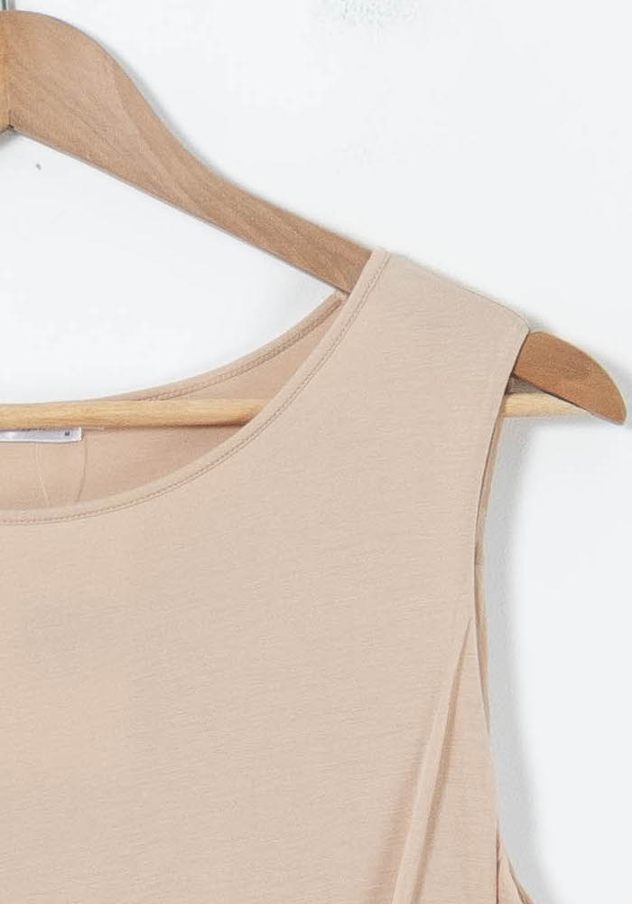Robe Sans Manches Beige - Taille M/38 de la marque Filippa K | PARAD91147 - Vendu par Paradigme - Image 3