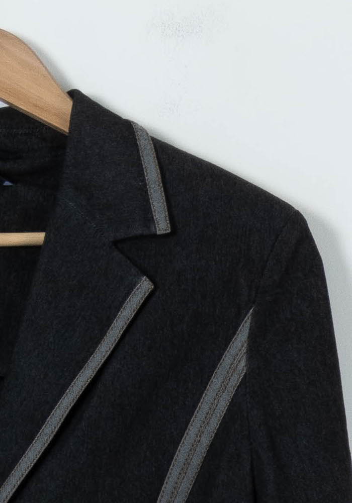 Blazer Noir et Gris - Taille XL/42 de la marque ZAPA | PARAD91148 - Vendu par Paradigme - Image 3