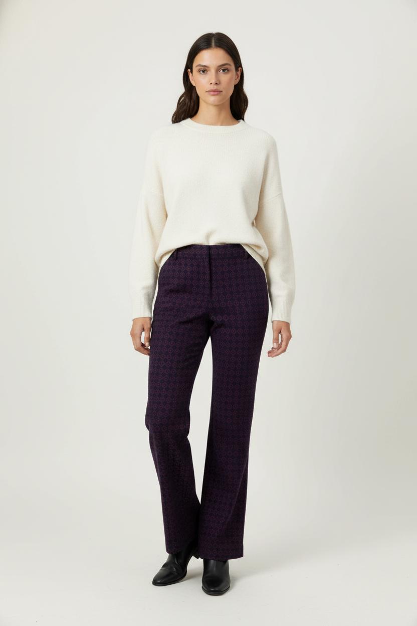 Pantalon Bleu et Violet - Taille S/36 de la marque La Fée Maraboutée | PARAD91154 - Vendu par Paradigme - Image 1