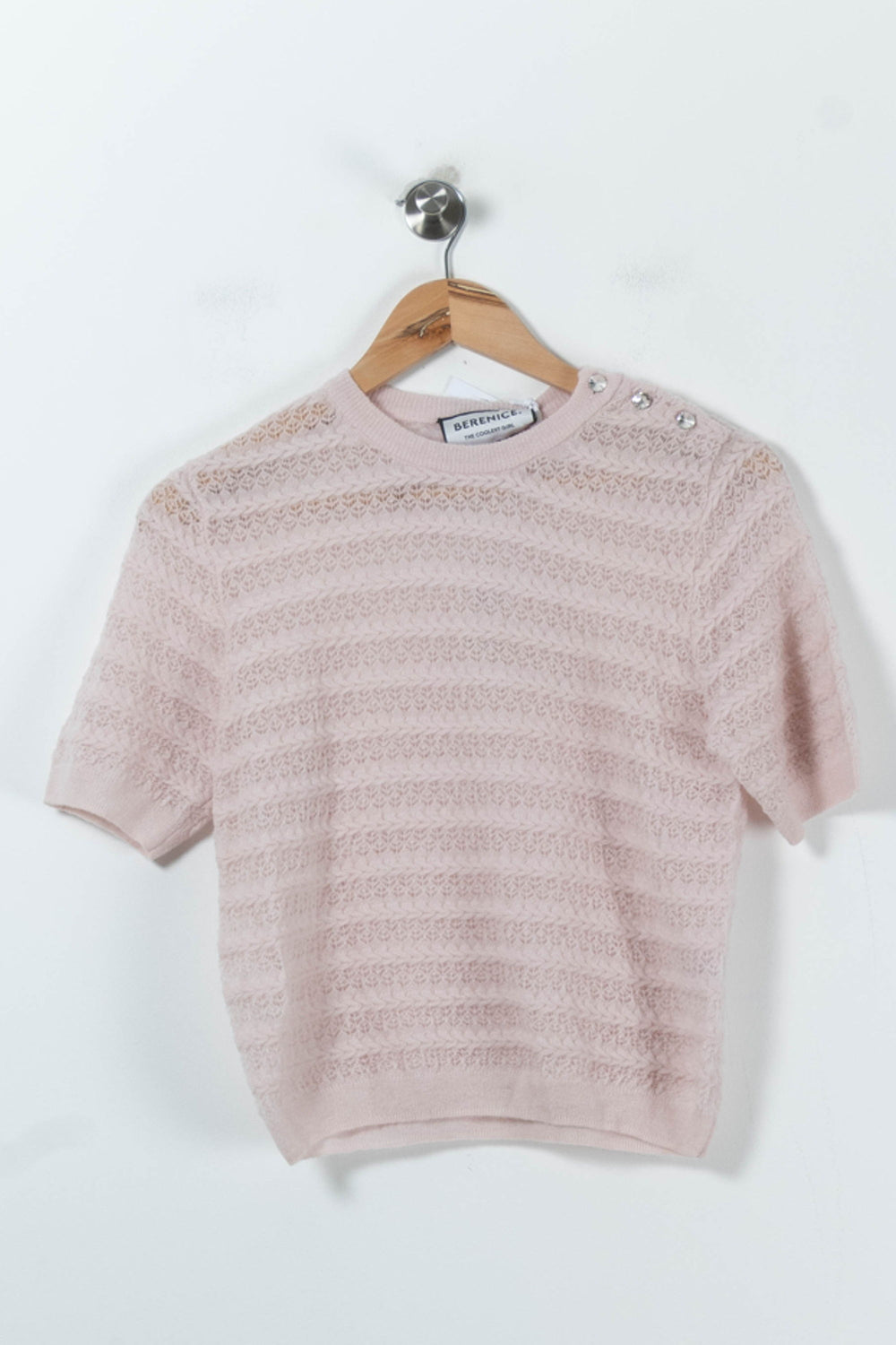 Pull Rose - Taille S/36 de la marque Bérénice | PARAD91159 - Vendu par Paradigme - Image 2