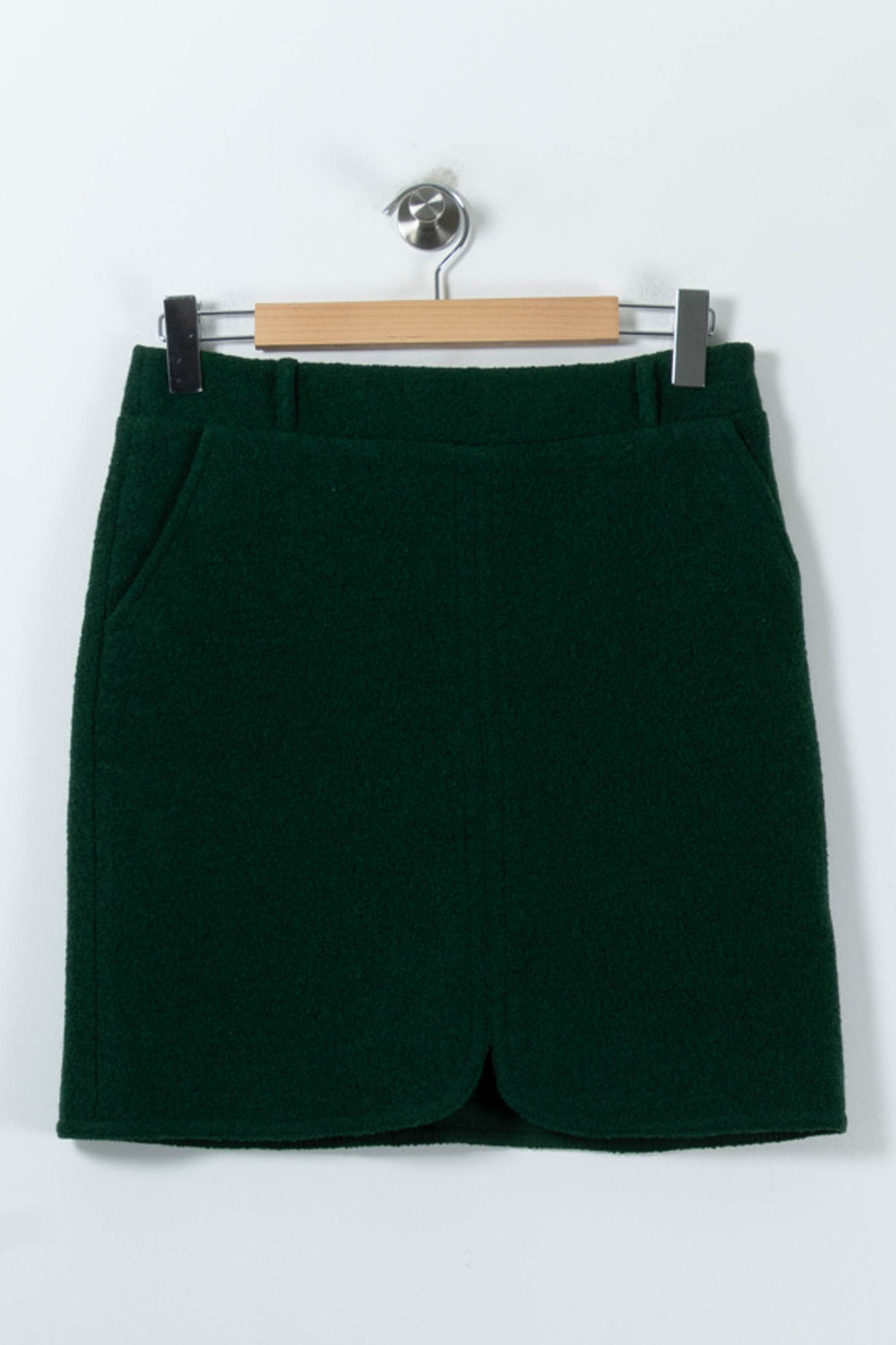 Jupe Droite Verte - Taille M/38 de la marque Caroll | PARAD91162 - Vendu par Paradigme - Image 2