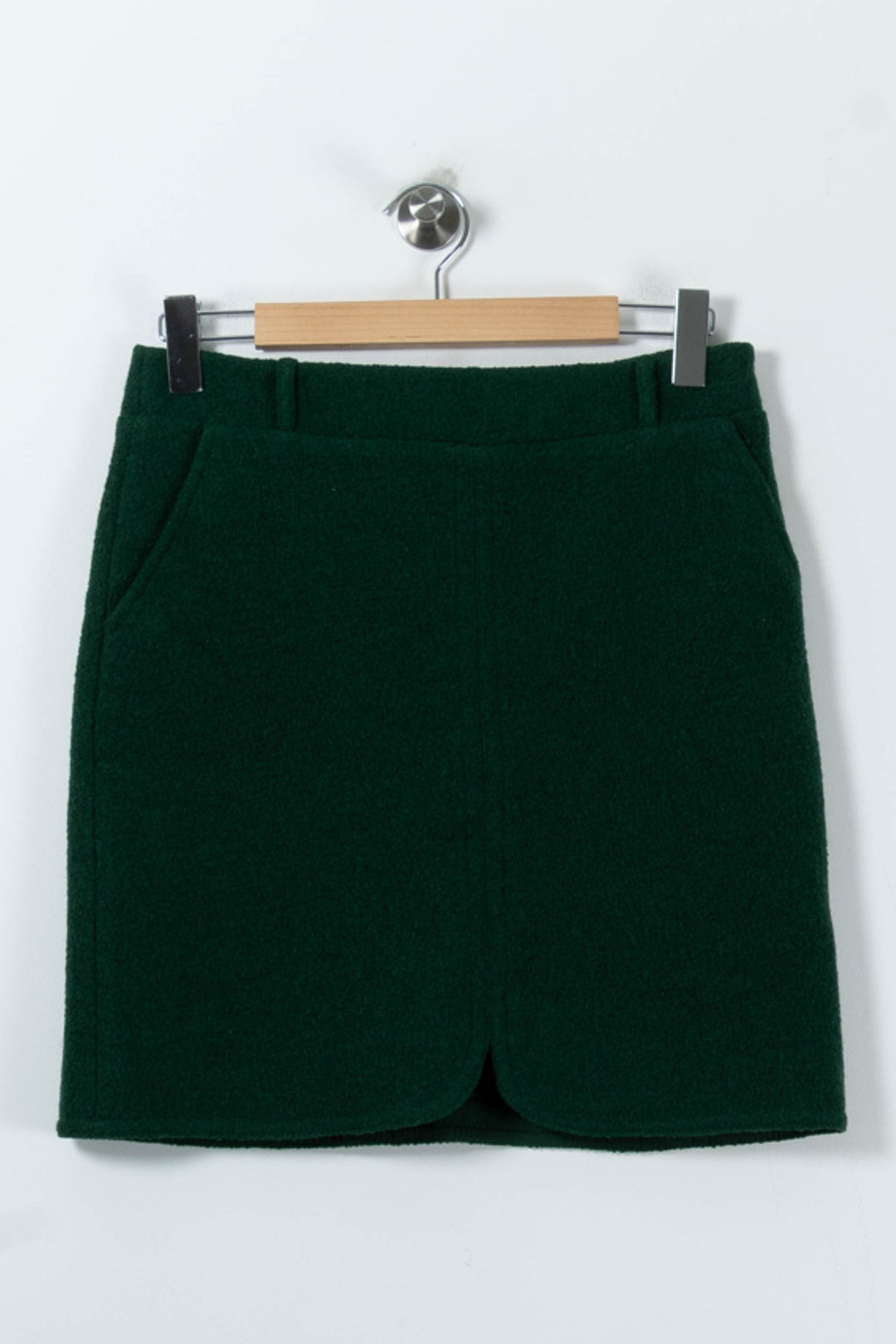 Jupe Droite Verte - Taille M/38 de la marque Caroll | PARAD91162 - Vendu par Paradigme - Image 2