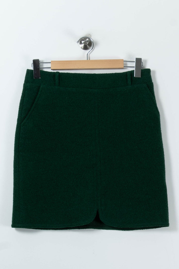 Jupe Droite Verte - Taille M/38 de la marque Caroll | PARAD91162 - Vendu par Paradigme - Image 2
