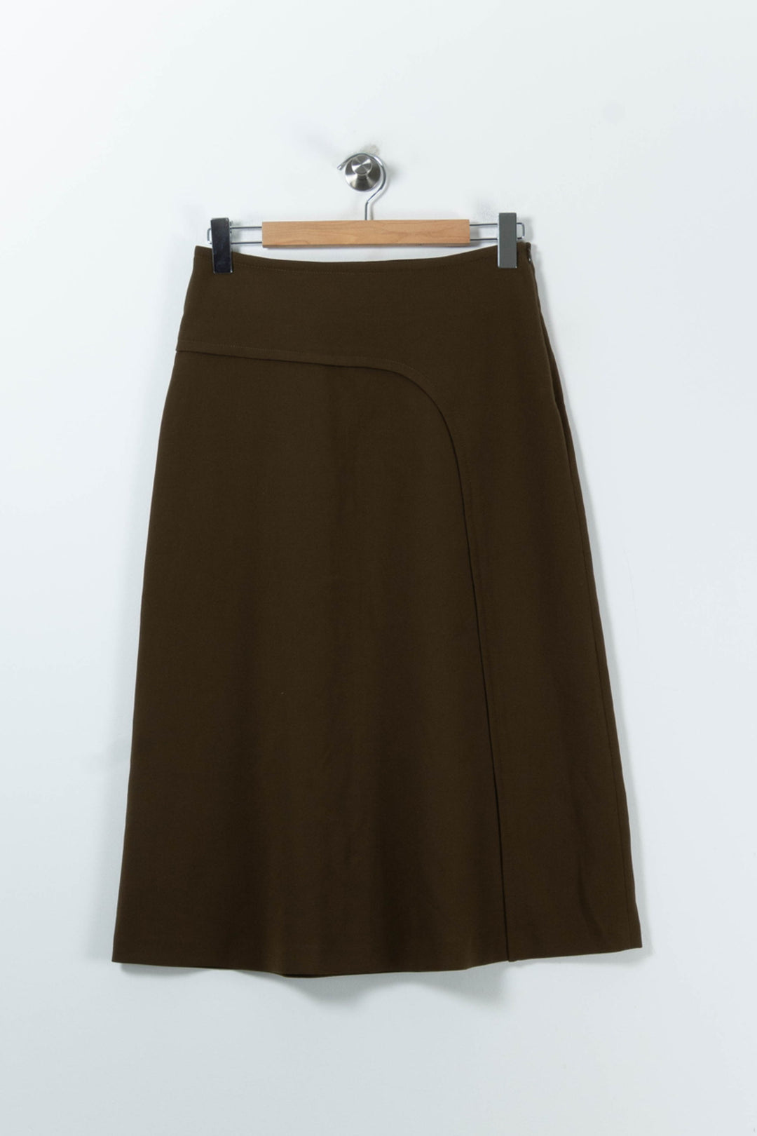 Jupe Longue Marron - Taille M/38 de la marque Tara Jarmon | PARAD91164 - Vendu par Paradigme - Image 4