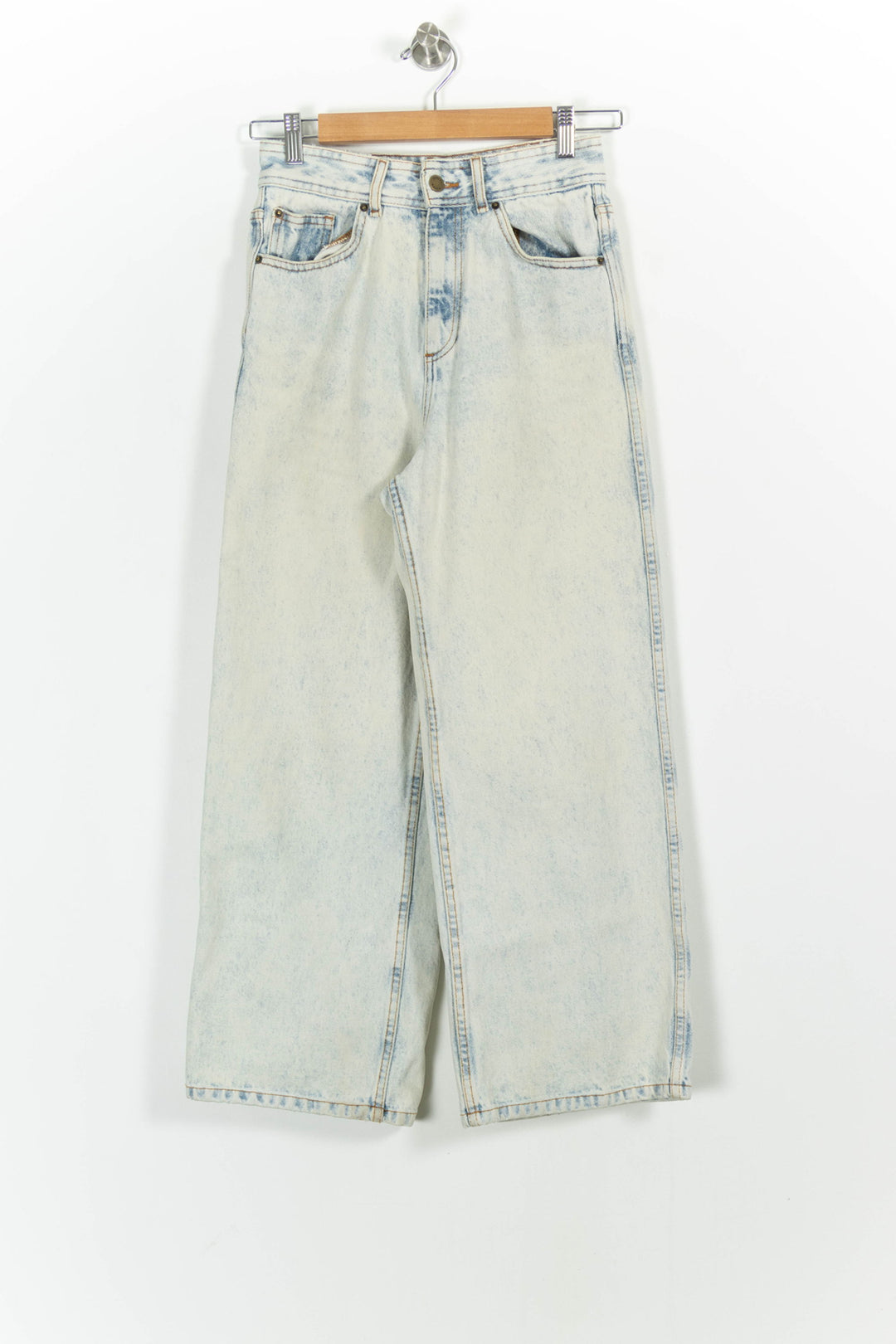 Jean Large Bleu Délavé - Taille S/36 de la marque Sézane | PARAD91173 - Vendu par Paradigme - Image 2