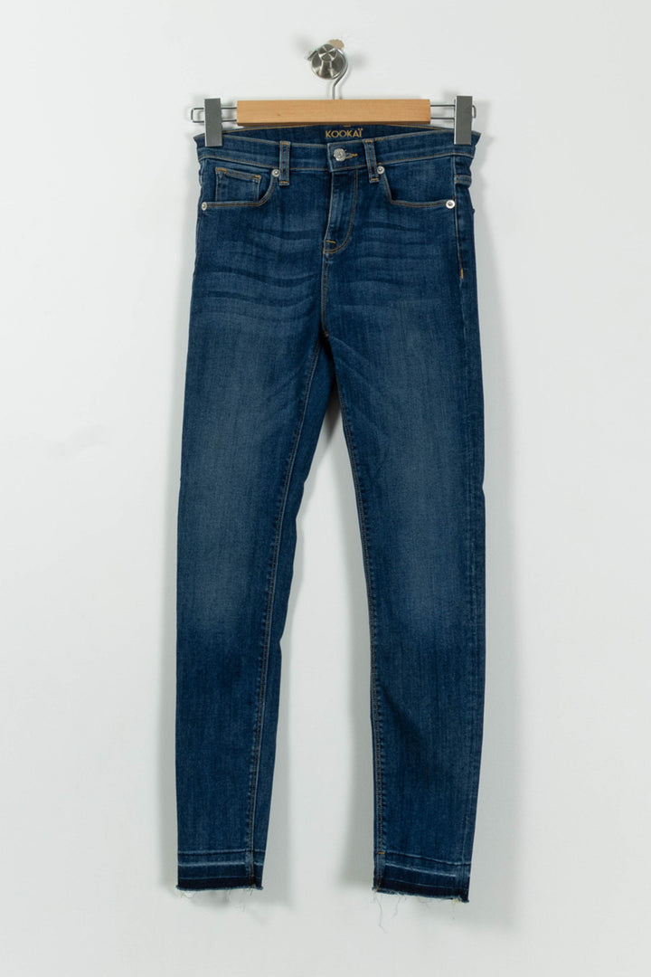 Jean Skinny Bleu - Taille XS/34 de la marque Kookai | PARAD91176 - Vendu par Paradigme - Image 2