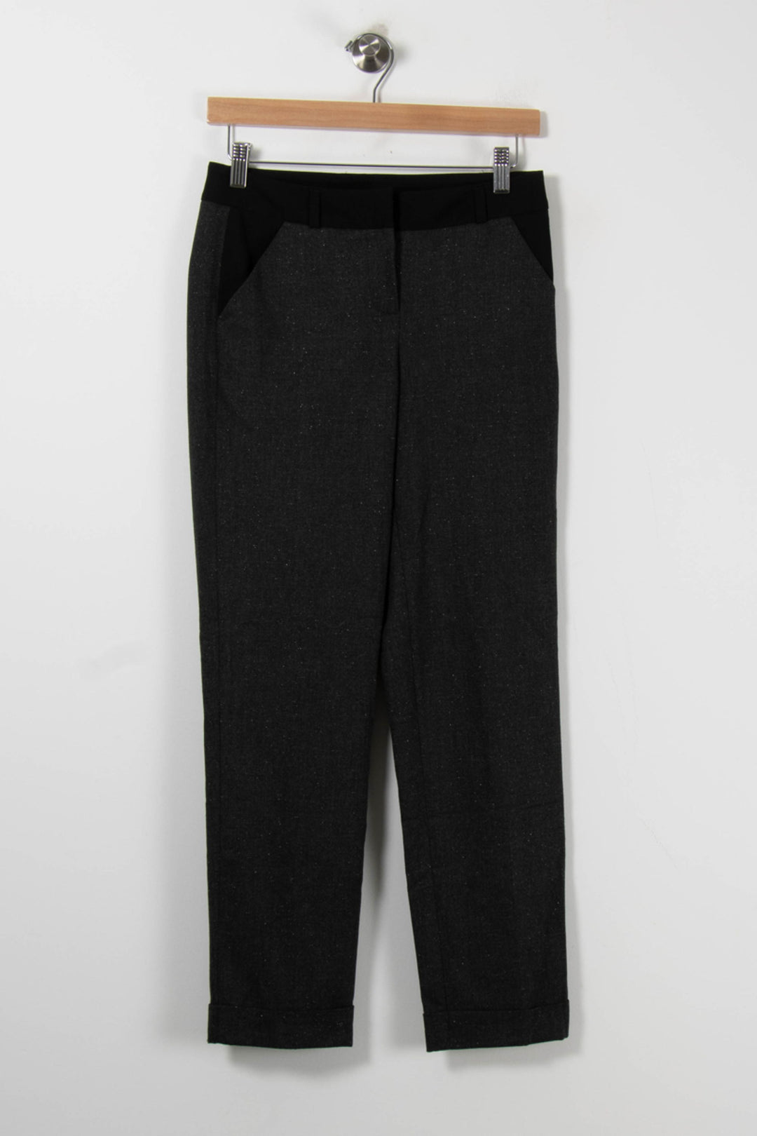 Pantalon Gris et Noir - Taille XS/34 de la marque Kookai | PARAD91188 - Vendu par Paradigme - Image 2