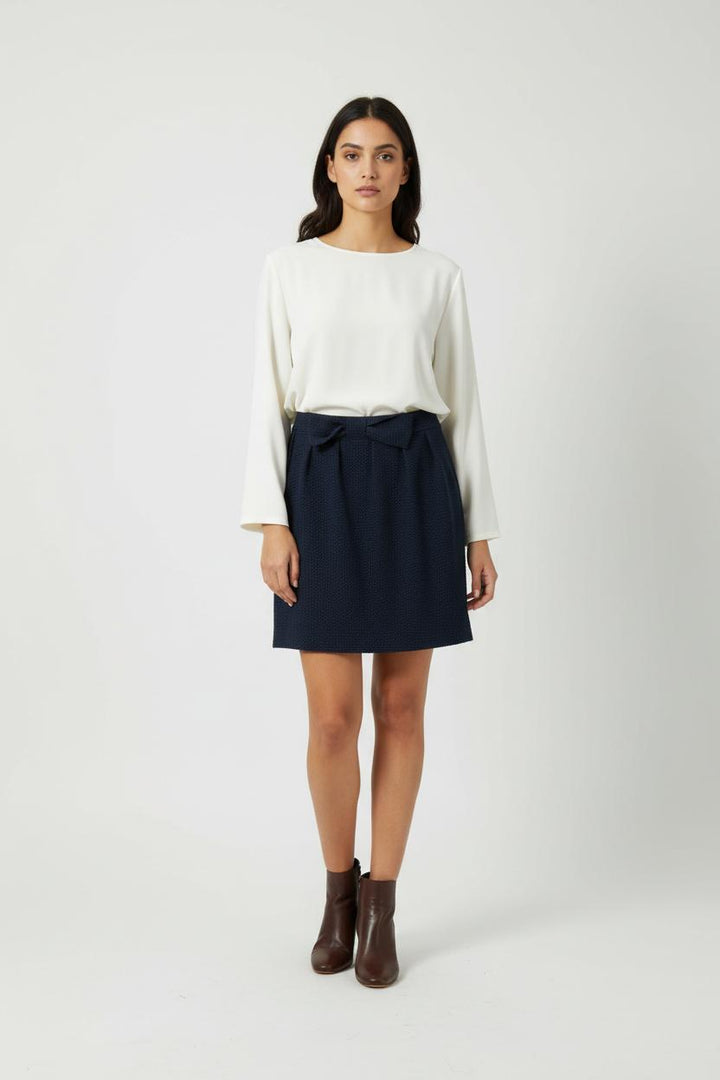 Jupe Droite Bleue - Taille S/36 de la marque Kookai | PARAD91190 - Vendu par Paradigme - Image 1