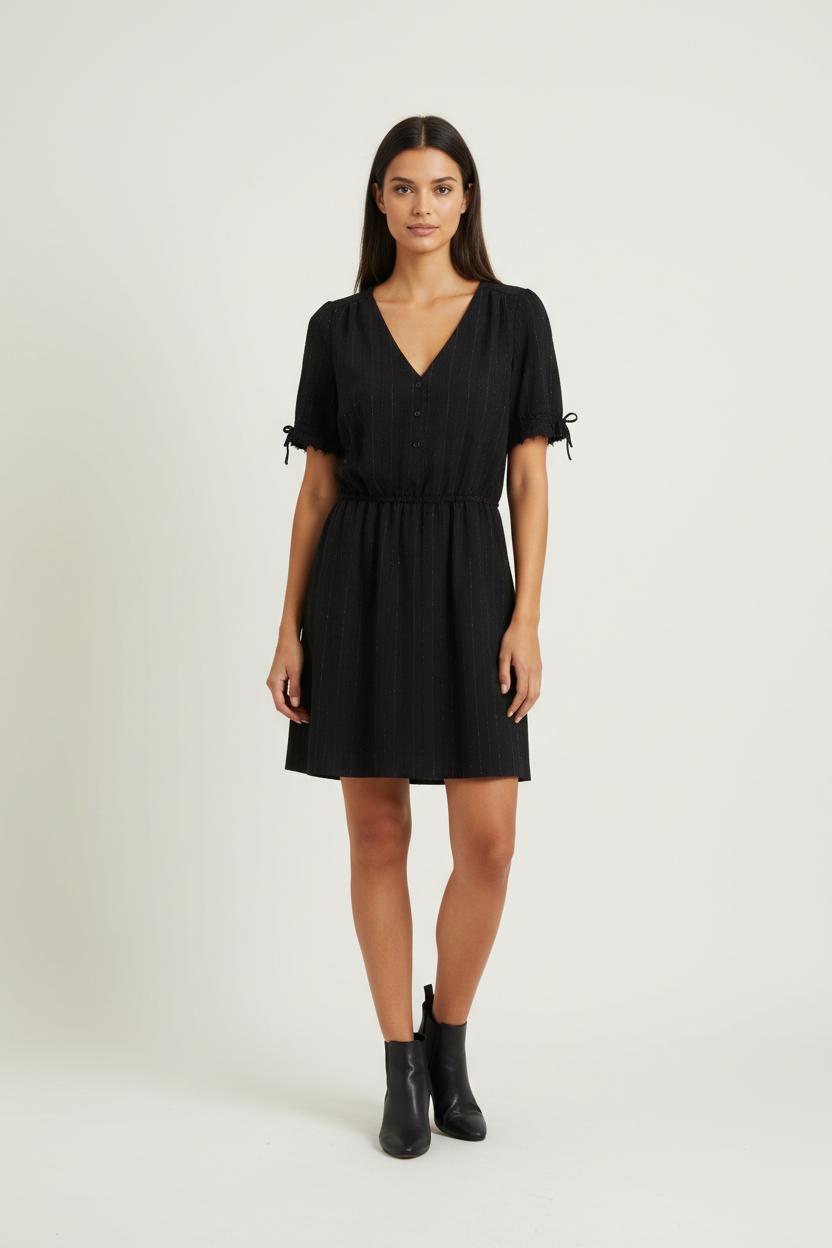 Robe Courte Noire - Taille S/36 de la marque Sessùn | PARAD91191 - Vendu par Paradigme - Image 1