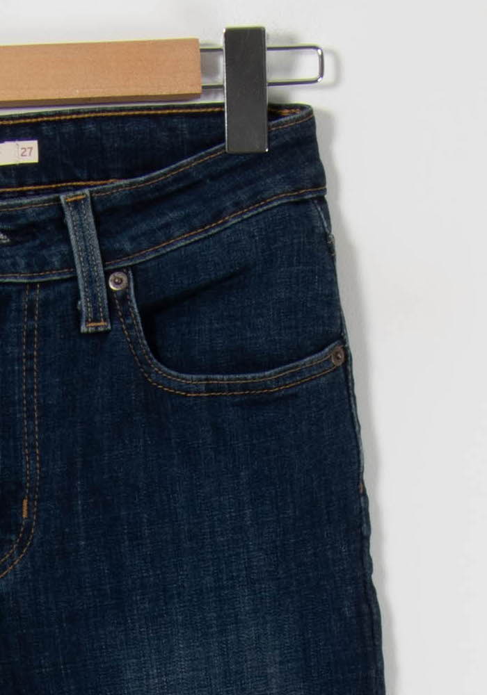 Jean Skinny Bleu - Taille M/38 de la marque Levi's | PARAD91195 - Vendu par Paradigme - Image 3