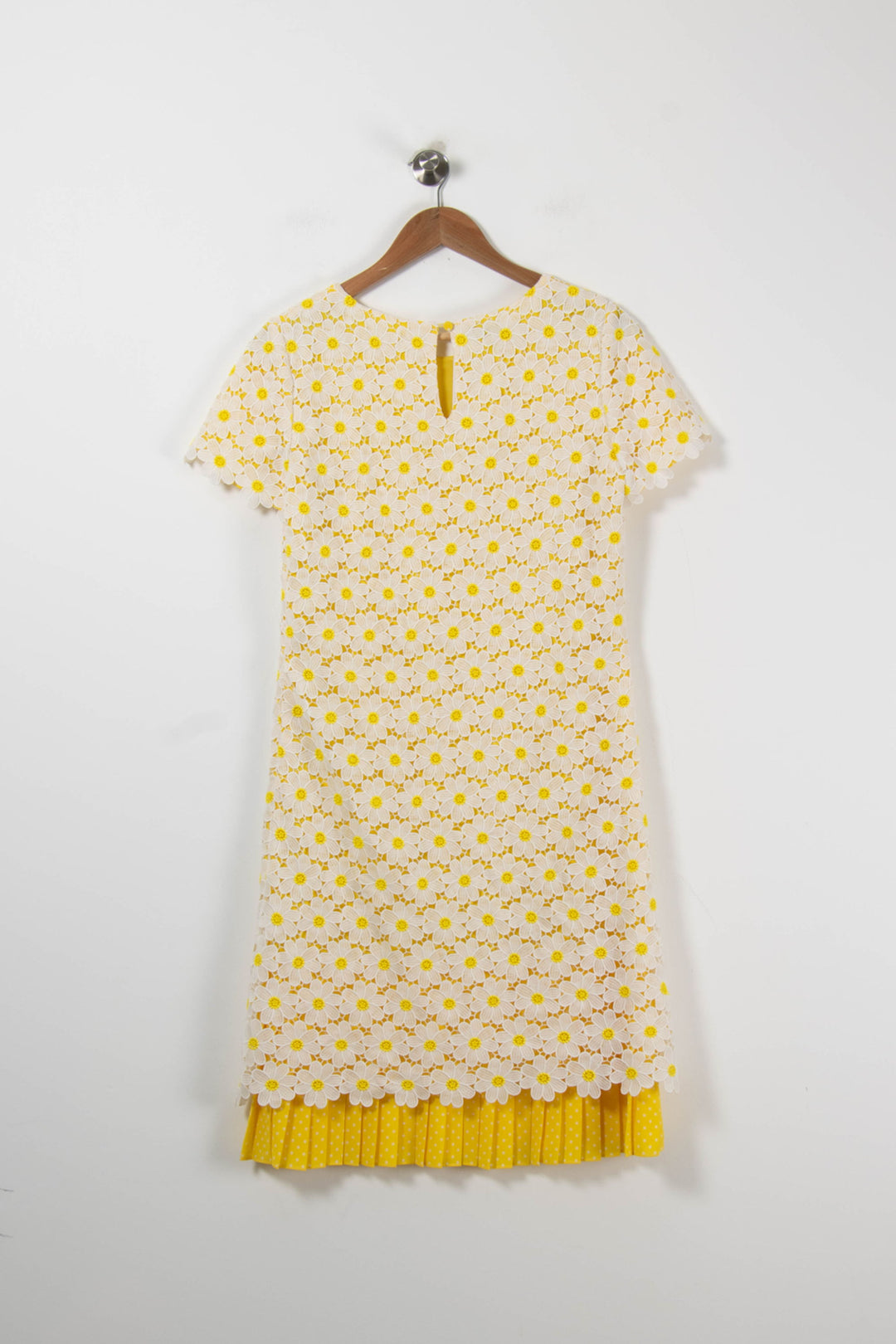 Robe Courte Jaune et Blanche - Taille M/38 de la marque Weill | PARAD91196 - Vendu par Paradigme - Image 4