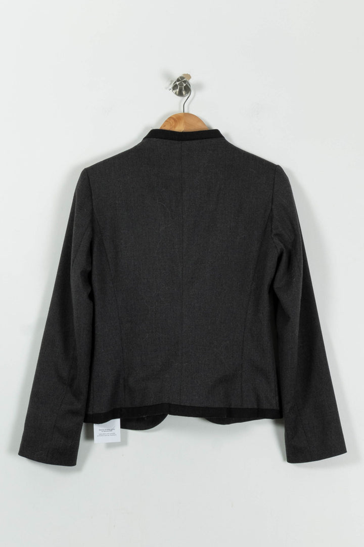 Veste Cintrée Grise et Noire - Taille S/36 de la marque Maison 123 | PARAD91199 - Vendu par Paradigme - Image 4