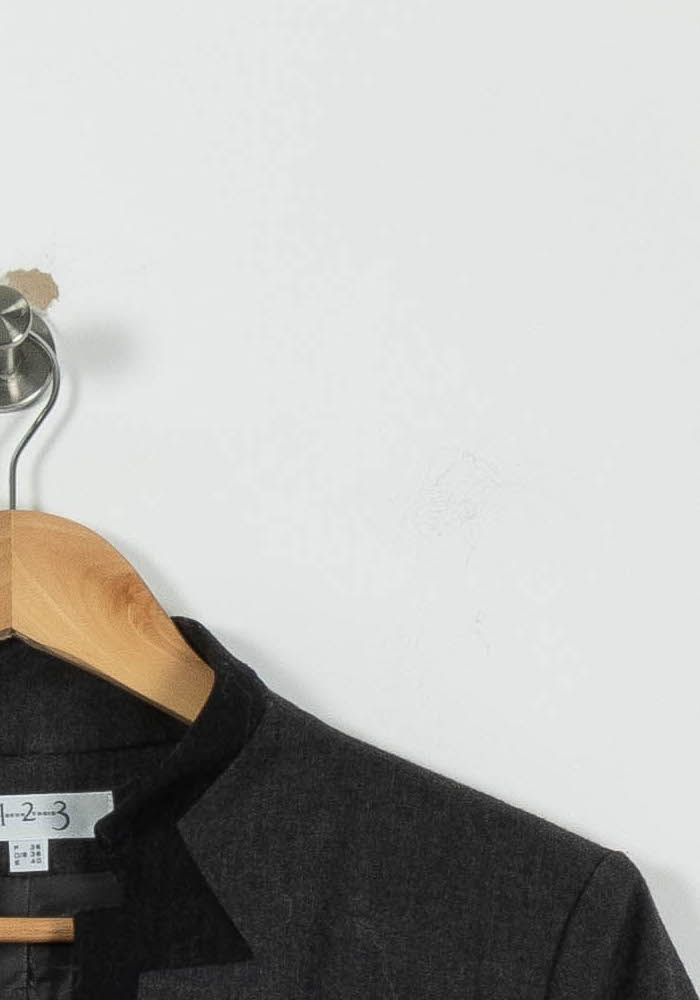 Veste Cintrée Grise et Noire - Taille S/36 de la marque Maison 123 | PARAD91199 - Vendu par Paradigme - Image 3