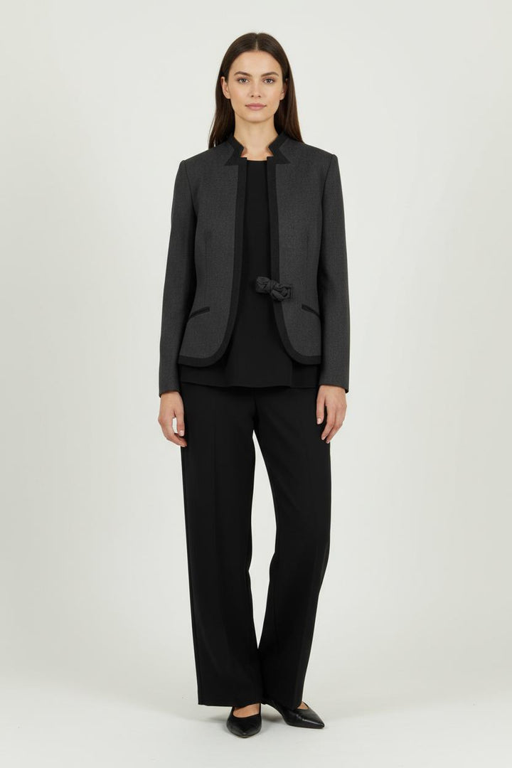 Veste Cintrée Grise et Noire - Taille S/36 de la marque Maison 123 | PARAD91199 - Vendu par Paradigme - Image 1