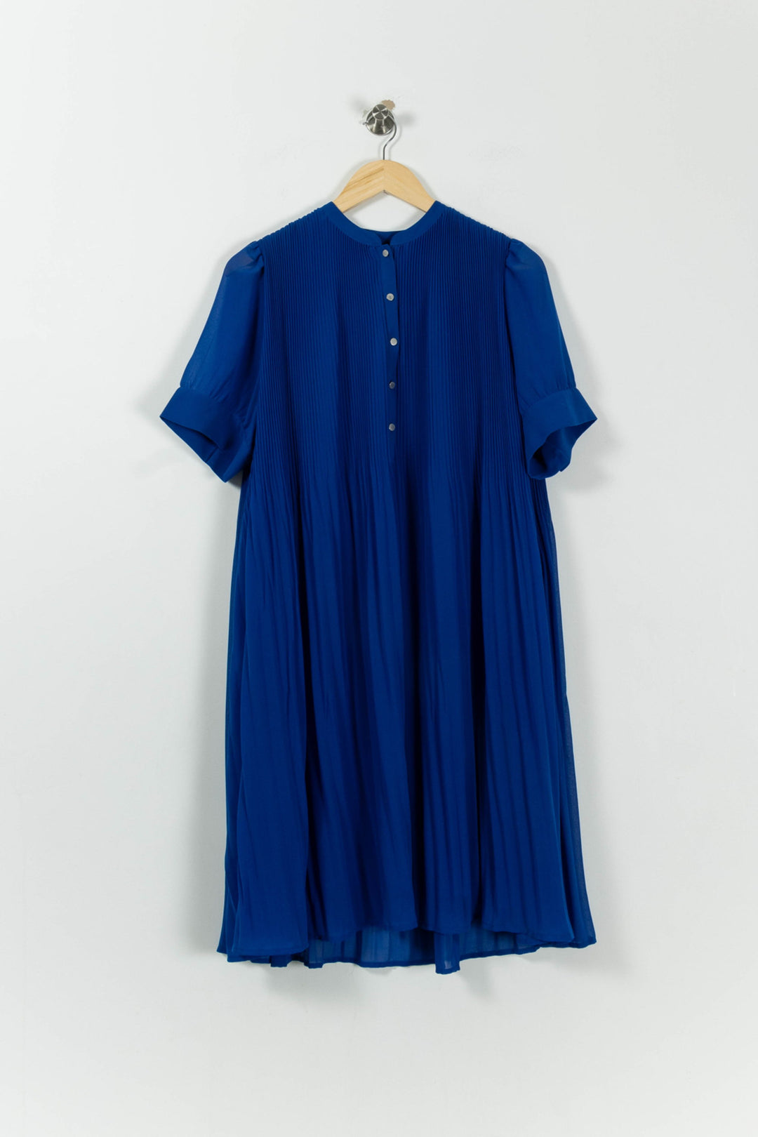 Robe Plissée Bleue - Taille XL/42 de la marque IKKS | PARAD91209 - Vendu par Paradigme - Image 2