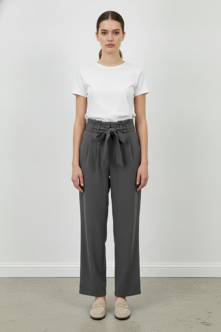 Pantalon Taille Haute Gris - Taille S/36 de la marque Karl Marc John | PARAD91217 - Vendu par Paradigme - Image 1