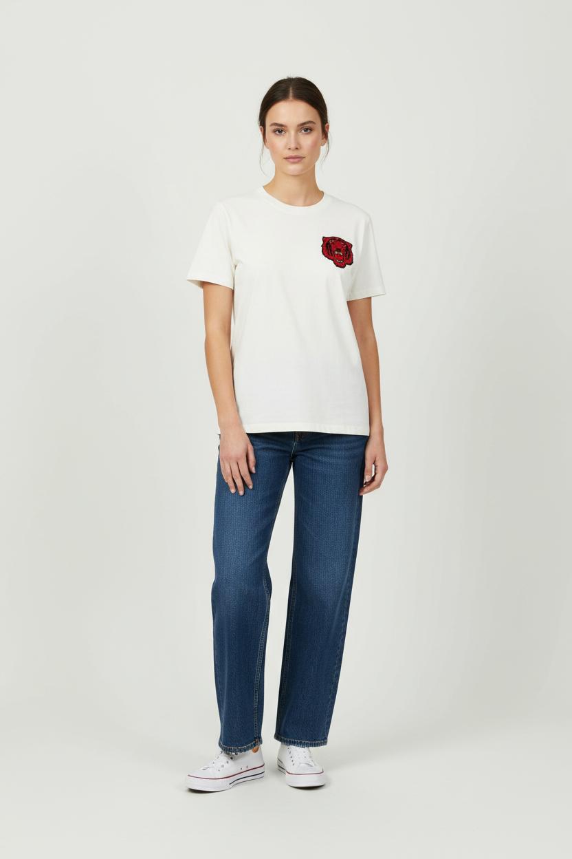 Tee-shirt Blanc - Taille M/38 de la marque Sandro | PARAD91221 - Vendu par Paradigme - Image 1