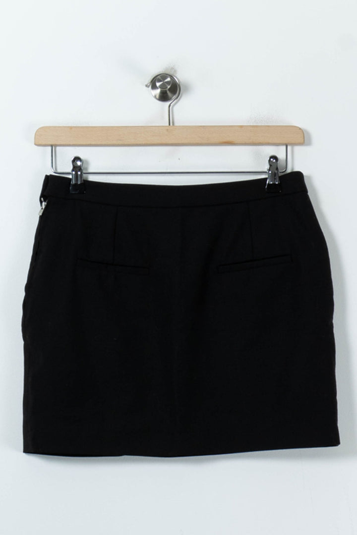 Jupe Courte Noire - Taille L/40 de la marque Claudie Pierlot | PARAD91228 - Vendu par Paradigme - Image 4