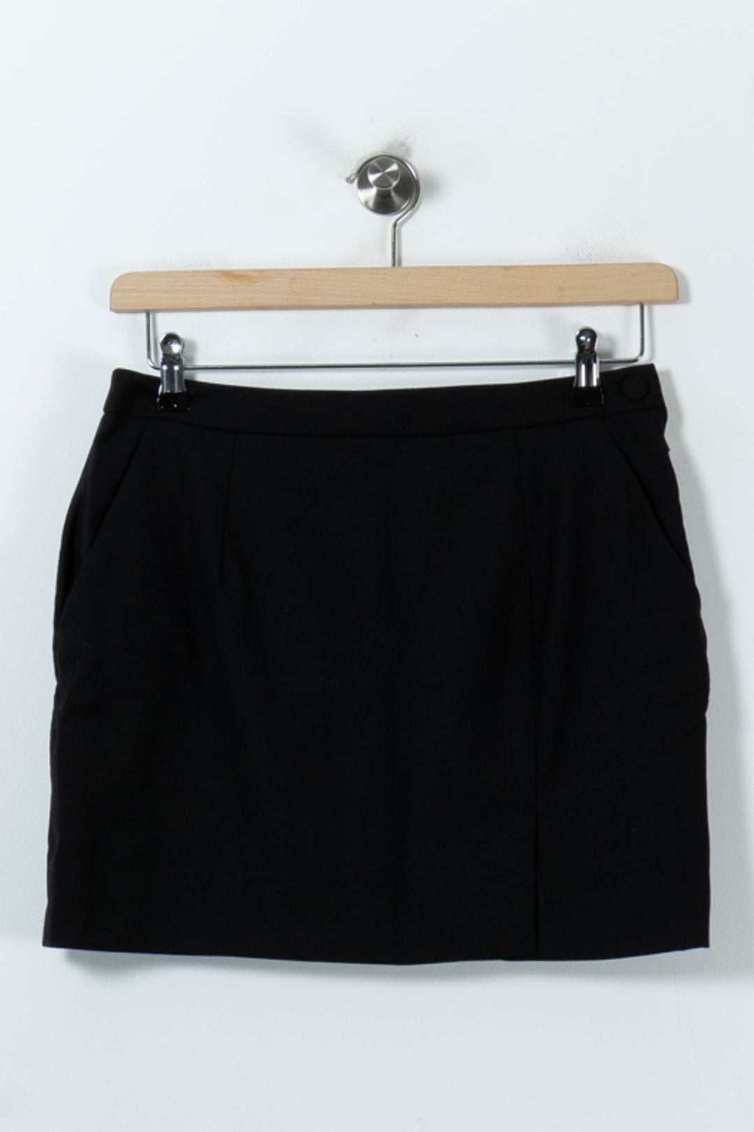 Jupe Courte Noire - Taille L/40 de la marque Claudie Pierlot | PARAD91228 - Vendu par Paradigme - Image 2