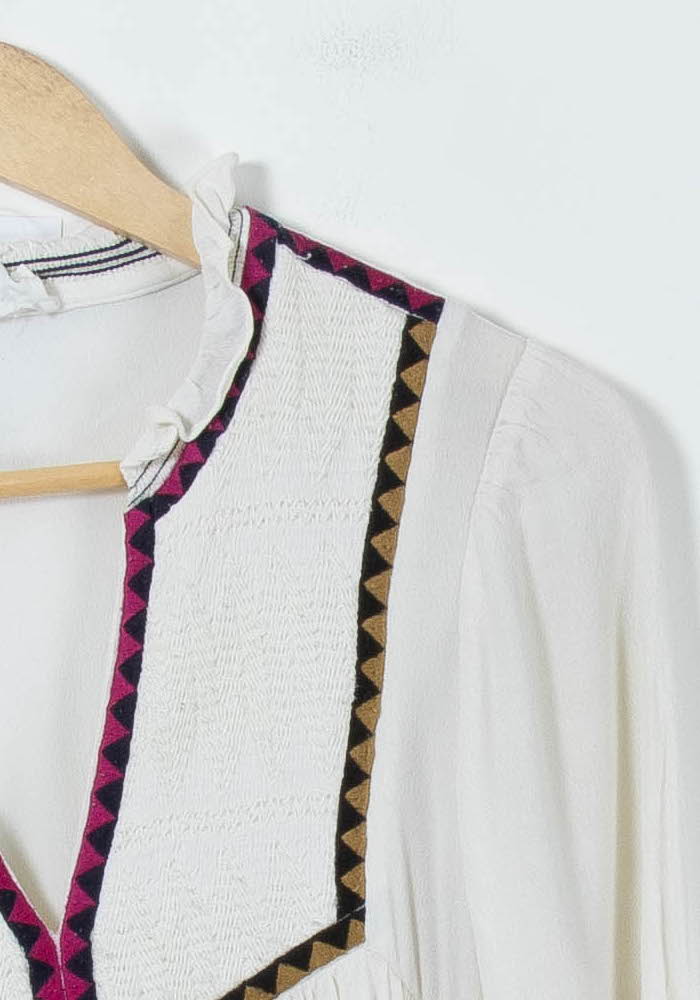 Robe Courte Beige - Taille S/36 de la marque ba&sh | PARAD91229 - Vendu par Paradigme - Image 3