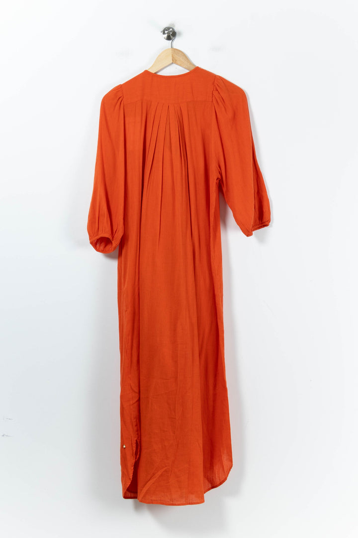 Robe Longue Orange - Taille S/36 de la marque Des petits hauts | PARAD91240 - Vendu par Paradigme - Image 4
