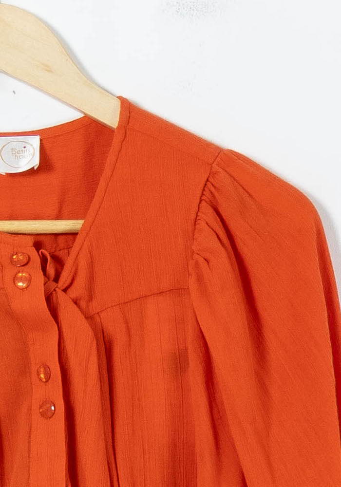 Robe Longue Orange - Taille S/36 de la marque Des petits hauts | PARAD91240 - Vendu par Paradigme - Image 3