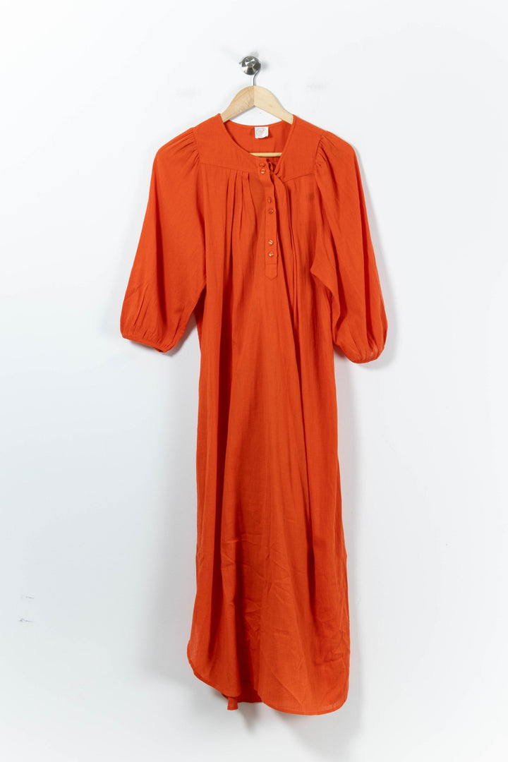 Robe Longue Orange - Taille S/36 de la marque Des petits hauts | PARAD91240 - Vendu par Paradigme - Image 2