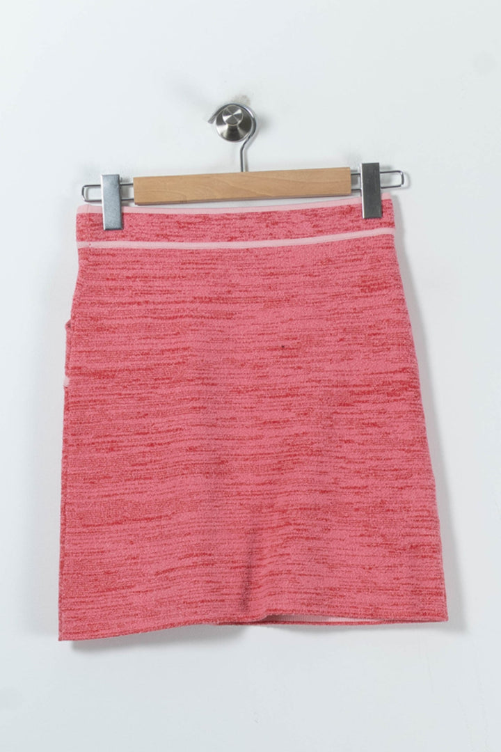 Jupe Droite Rose - Taille M/38 de la marque Claudie Pierlot | PARAD91241 - Vendu par Paradigme - Image 4