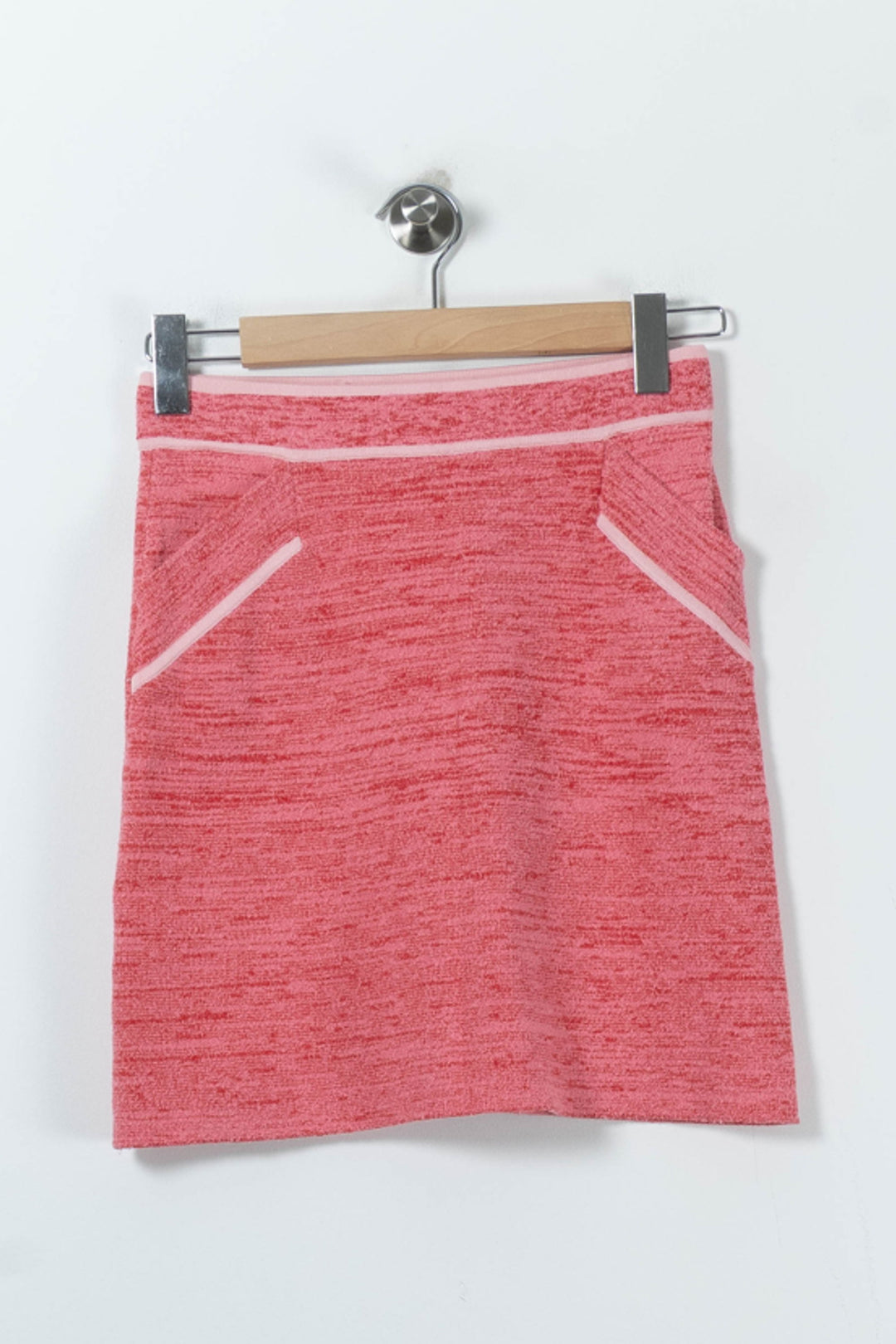 Jupe Droite Rose - Taille M/38 de la marque Claudie Pierlot | PARAD91241 - Vendu par Paradigme - Image 2