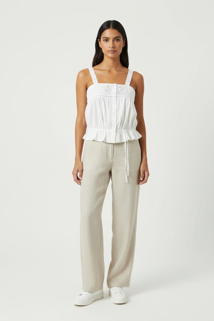 Top Blanc - Taille S/36 de la marque Claudie Pierlot | PARAD91249 - Vendu par Paradigme - Image 1