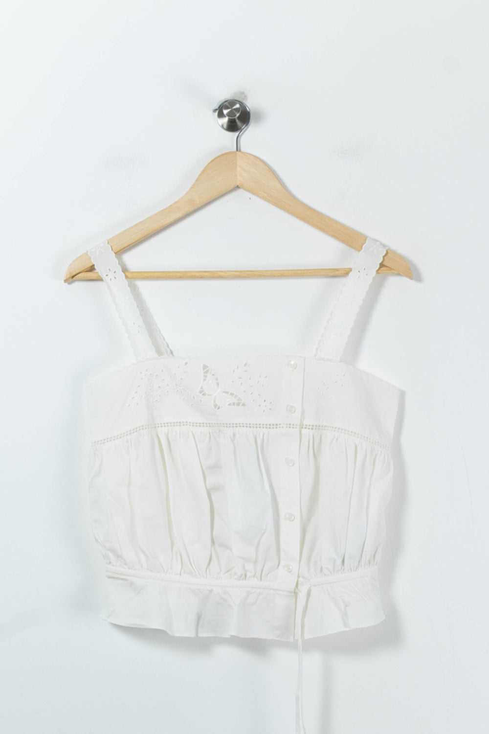 Top Blanc - Taille S/36 de la marque Claudie Pierlot | PARAD91249 - Vendu par Paradigme - Image 2