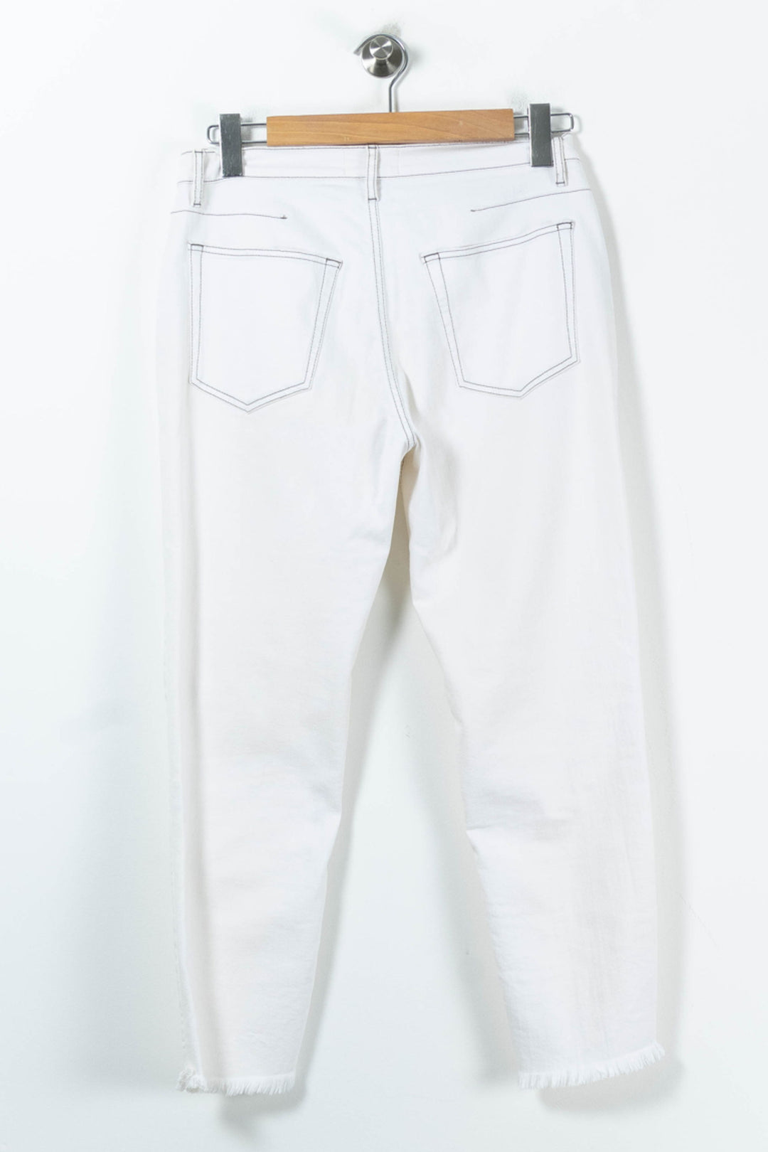 Jean Blanc - Taille L/40 de la marque Chloé Stora | PARAD91261 - Vendu par Paradigme - Image 4